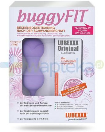 Lubexxx Buggy Fit, Lubexxx Original Lubrykant żel nawilżający 50 ml + ciężarek dopochwowy 58 g