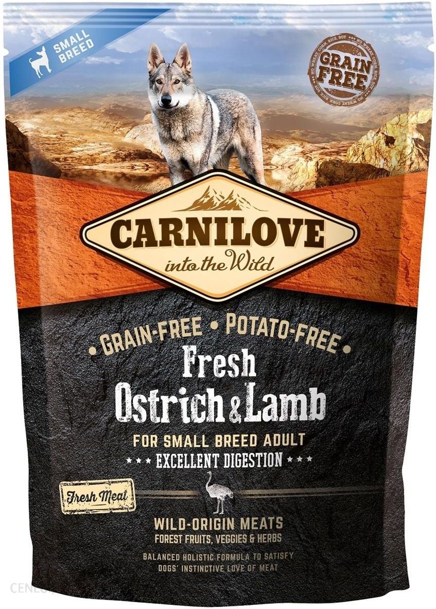 Carnilove Fresh Ostrich & Lamb For Small Breed 1,5kg