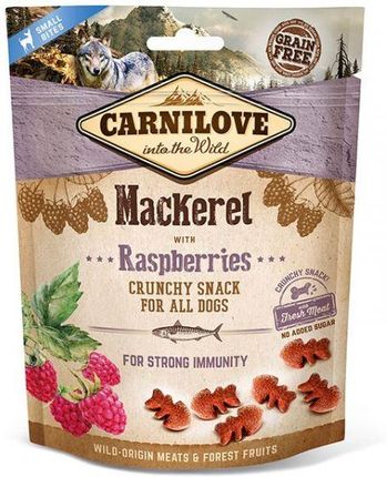 Carnilove Crunchy Snack Mackerel With Raspberries 200G