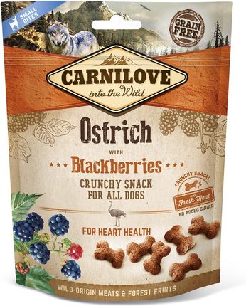 Carnilove Crunchy Snack Ostrich & Blackberries 200G