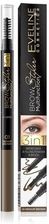 Eveline Brow Multifunction Styler Kredka do brwi 3w1 02 Dark Brown