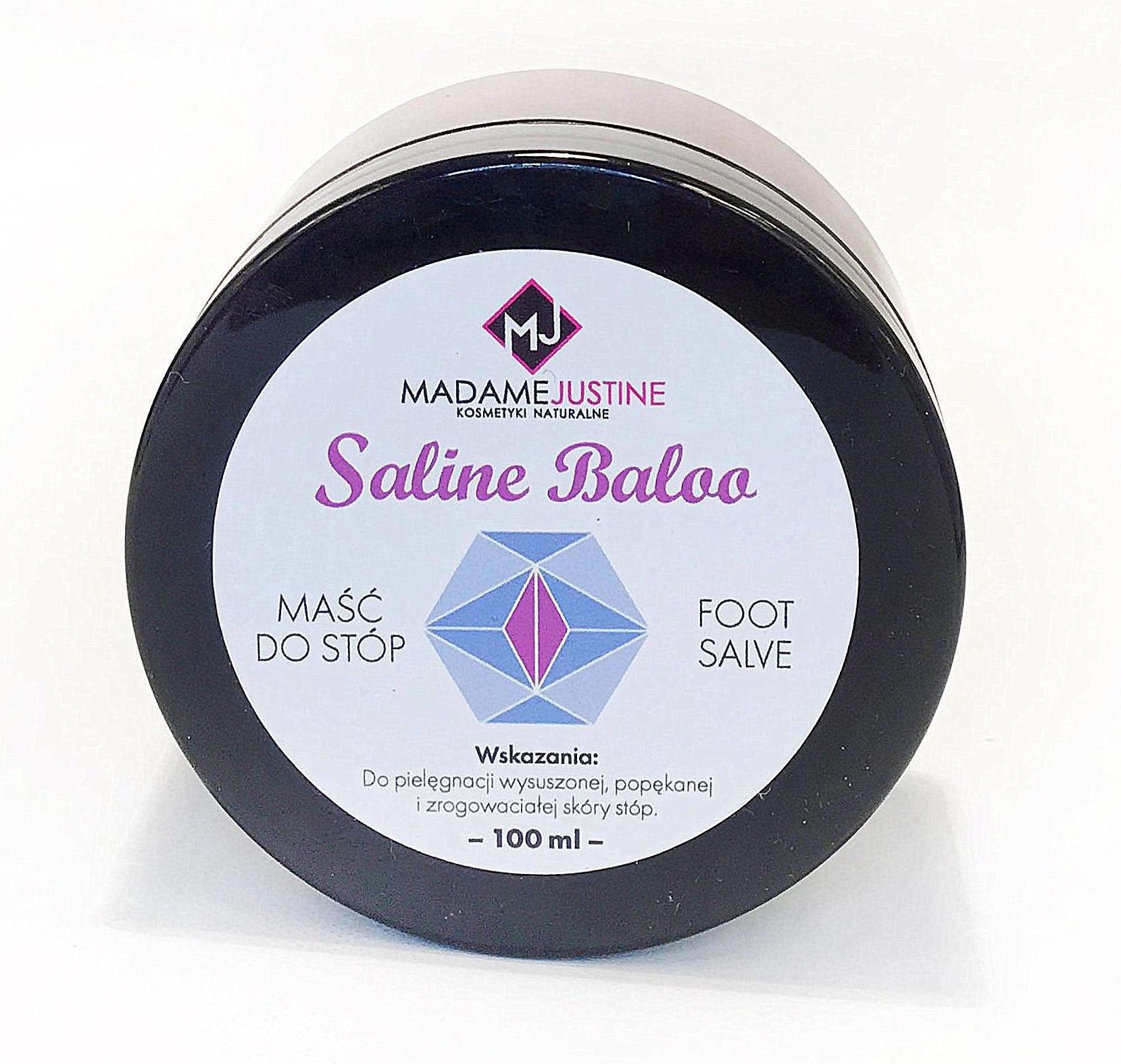 Kosmetyk do stóp Madame Justine Saline Baloo Foot Salve Maść do stóp