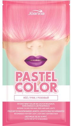 JOANNA Pastel Color szamponetka koloryzująca do włosów Róż 35g