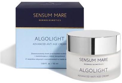 Krem Sensum Mare Algolight Advanced Anti Age Cream Zaawansowany rewitalizujący i przeciwzmarszczkowy o lekkiej konsystencji na dzień i noc 35ml
