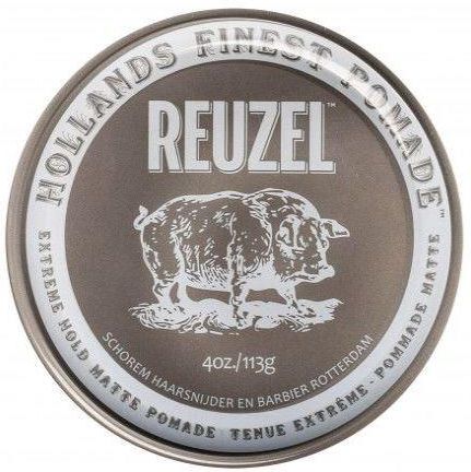 Reuzel Extreme Hold Matte Pomade Matowa pasta 113g - zdjęcie 3 Reuzel Extreme Hold Matte Pomade Matowa pasta 113g