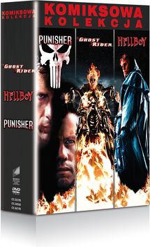 Kolekcja Komiksowa Marvela: Ghost Rider / Hellboy / Punisher (DVD)