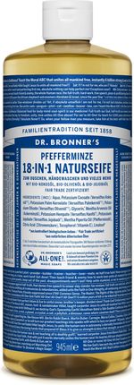 Dr. Bronner's 18in Naturalne mydło z miętą pieprzową 945ml