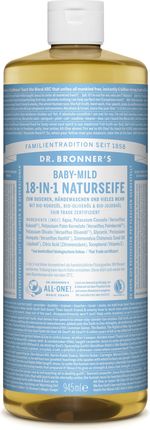 Dr. Bronner's 18in1 Łagodne mydło dla niemowląt 945ml