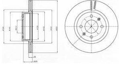 Delphi Tarcza Hamulcowa Bg4295