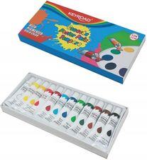 Zdjęcie Keyroad Farby Temperowe 12 Kolorów - Golina