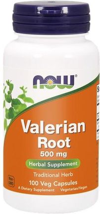 Now Foods Valerian Root (Korzeń Kozłka Lekarskiego) 500Mg 100 kaps