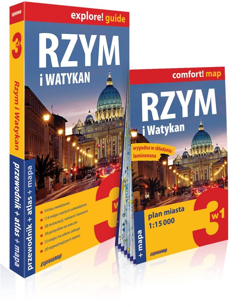 mapa rzymu empik RZYM I WATYKAN ZESTAW PRZEW. 3W1 2018   Ceny i opinie   Ceneo.pl