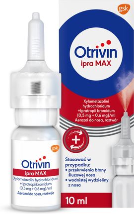 Otrivin Ipra Max 0,5mg + 0,6mg Aerozol do nosa 10ml