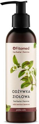 Fitomed Odżywka Do Włosów Koloryzowanych Odcienie Ciemne Herbata i Henna 200 ml