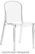 Zdjęcie SIESTA KRzESŁO PRzEŹROCzYSTE VICTORIA CLEAR TRANSPARENT 10010 - Wołów