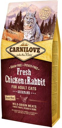 Carnilove Cat Fresh Chicken & Rabbit Gourmand 6kg