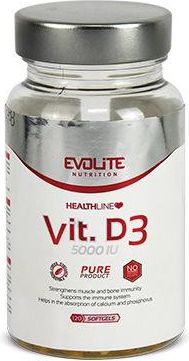 Evolite Vitamin D3 5000IU 120 kaps