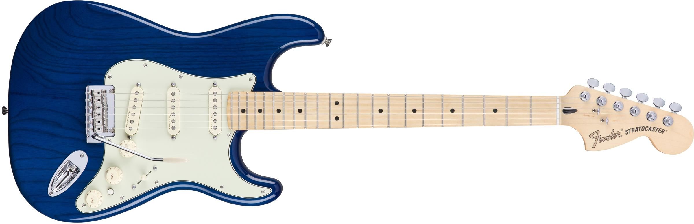 Fender Deluxe Stratocaster MN Sapphire Blue Transparent