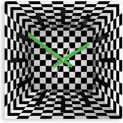 Modern Clock Zegar Ścienny Illusion