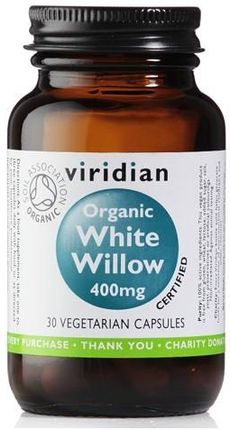 Viridian Bio White Willow Kora Wierzby Białej 400mg 30 kaps