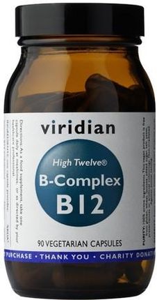 Viridian Witamina B12 High Twelve B-Complex 90 kaps