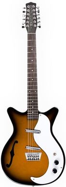 Danelectro 12-String '59 Dc With F-Hole Tobacco Sunburst