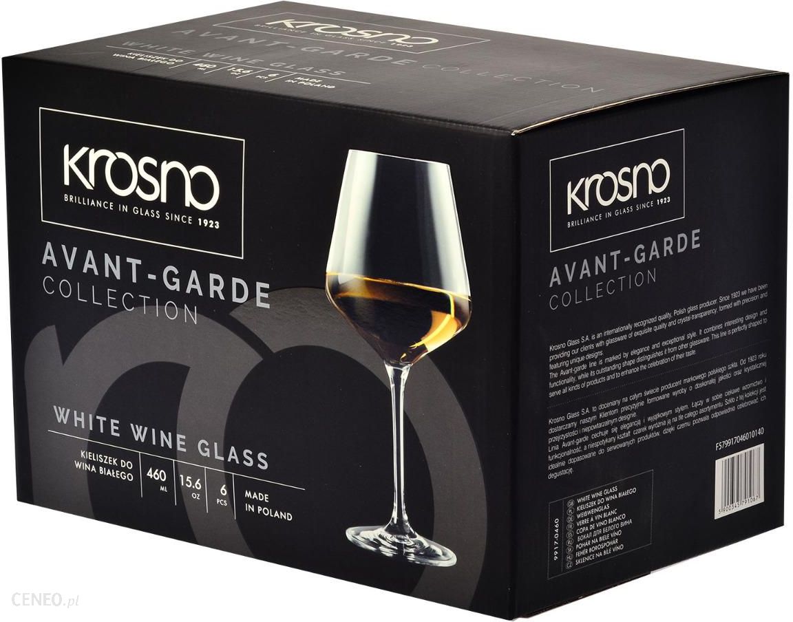 Krosno Glass Kieliszki Do Wina Chardonnay 460 Ml Avant-Garde 6 Szt.