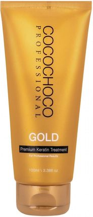 CocoChoco GOLD keratyna premium do zabiegu prostowania włosów 100ml