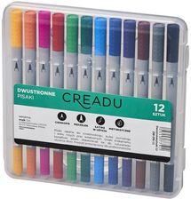 Zdjęcie Creadu zestaw dwustronnych pisaków 12kol - Poznań