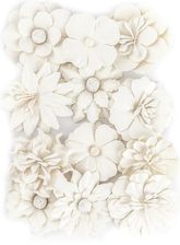 Dpcraft Kwiaty Papierowe 12szt White