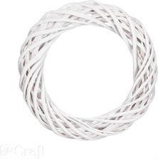 Zdjęcie Dpcraft Wianek Wiklinowy 25cm Biały - Sobótka