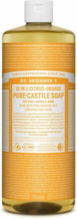 Dr. Bronner's Pure-Castile Liquid Soap Citrus-Orange Naturalne mydło w płynie 945ml