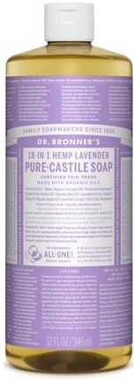 Dr. Bronner's Pure-Castile Liquid Soap Lavender Naturalne mydło w płynie 945ml