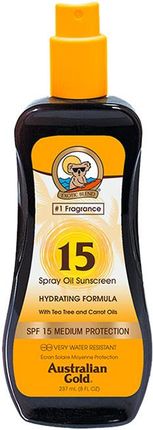 Australian Gold Spf15 Carrot Intensifier Oil Spray Przyspieszacz Opalania 237 ml