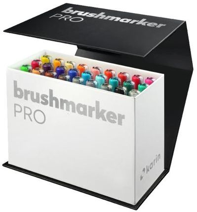 Karin Zestaw Brushmarkerpro Minibox 26Kol + Blender