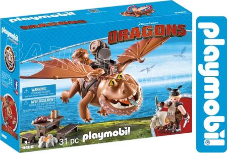 Playmobil 9460 Dragons Smoki Śledzik I Sztukamięs