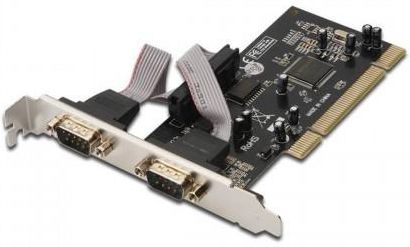 Digitus Karta rozszerzeń/Kontroler RS232 PCI, 2xDB9, Low Profile, Chipset (611953)