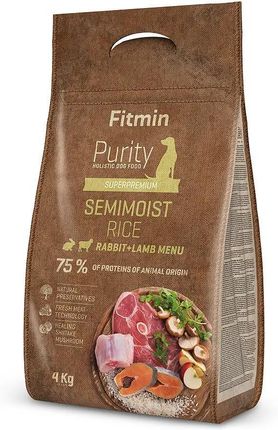 Fitmin Purity Rice Semimoist Rabbit&Lamb Królik Jagnięcina 4Kg