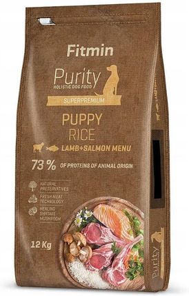Fitmin Purity Rice Puppy Lamb&Salmon 12Kg