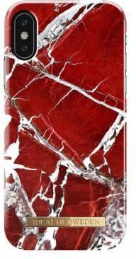 Ideal Fashion Case do iPhone X Scarlet Red Marble