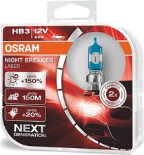 Zdjęcie Osram HB3 Night Breaker Laser + 150% DuoBox - Śrem