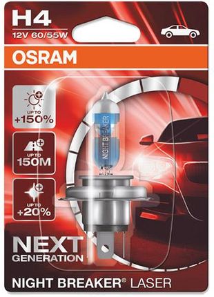 Osram H4 Night Breaker Laser + 150% Blister