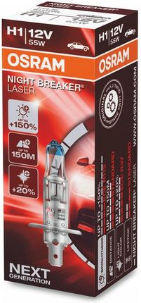Osram H1 Night Breaker Laser + 150% Box