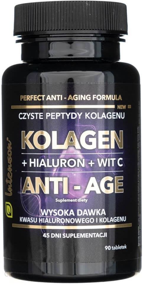  Intenson Kolagen + Hialuron + Wit C Anti-Age Tabletki 45G