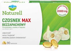 Zdjęcie Naturell Czosnek Max Bezzapachowy 90kaps. - Tuchola