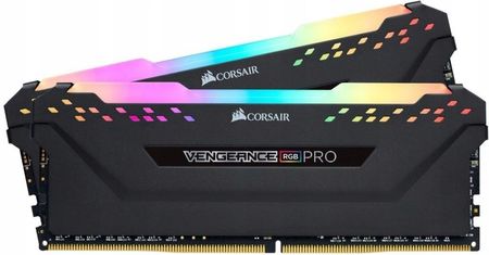 Corsair Vengeance RGB PRO 16GB (2x8GB) DDR4 2666MHz CL16 Black (CMW16GX4M2A2666C16)