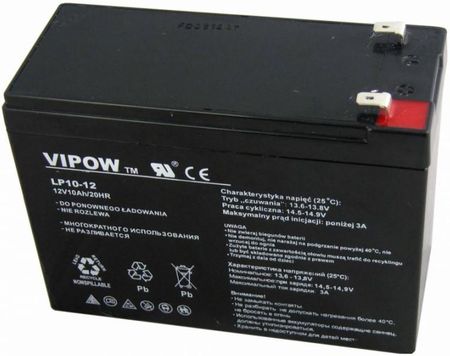 Lechpol Zbigniew Leszek Akumulator żelowy VIPOW 12V 10.0Ah (BAT0215)