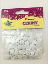 Zdjęcie Cekiny Okrągłe 9Mm 14 G Białe - Tuchola