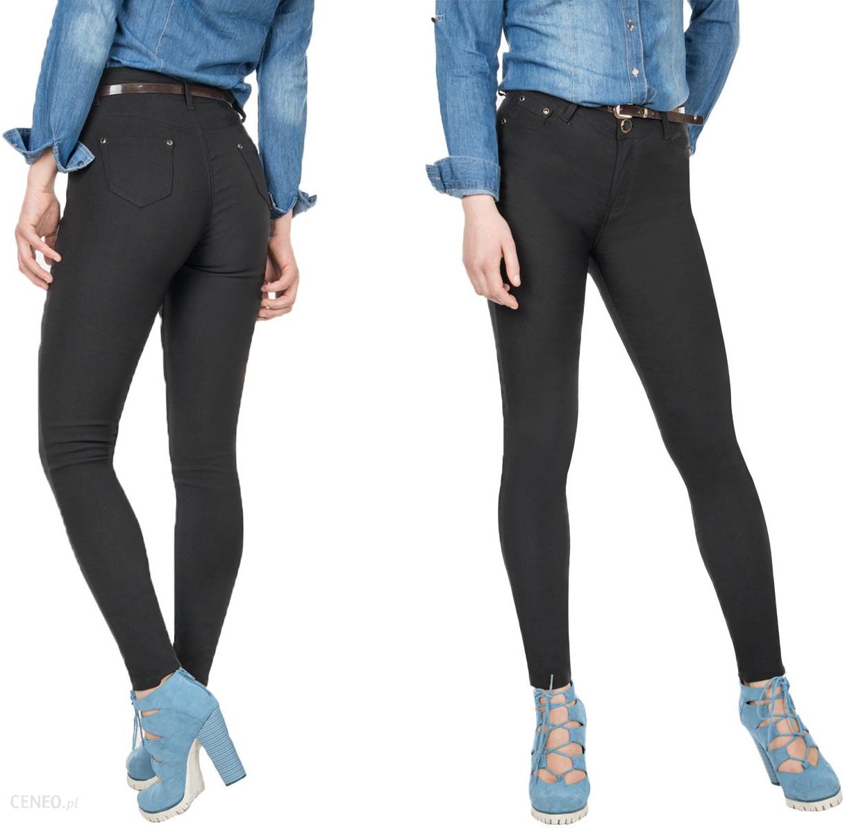 Moda Spodnie Spodnie rurki Lindex Spodnie rurki czarny Elegancki 