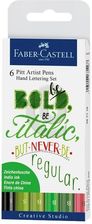 Zdjęcie Faber Castell Pisaki Pitt Artist Pen Handlettering (Odcienie Zieleni) 4szt - Płock